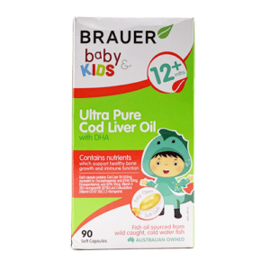 Brauer baby kids ultra pure cod liver oil with DHA2